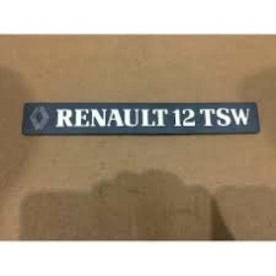 Renault R12 Tsw Bagaj Yazısı 7702128354
