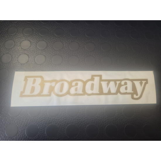 Renault R9 Broadway Yazı Gümüş Sarı 7701637909