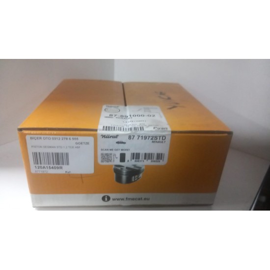Renault Clio 4 1,2 16v Piston Segman Takım H5F Motor Std 120A15409R 